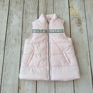 NWOT Girls 4T Calvin Klein Pink Puffer Vest